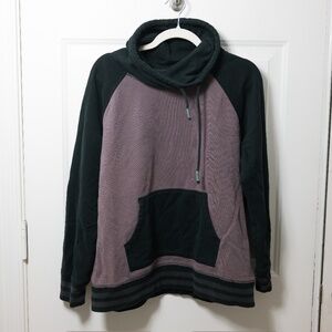 Burton Women Sweatshirt XL Lost At Last Pullover Mock Neck Long Sleeve - Stained